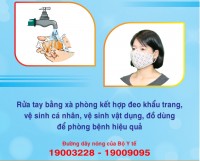 Rửa tay và sử dụng khẩu trang đúng cách