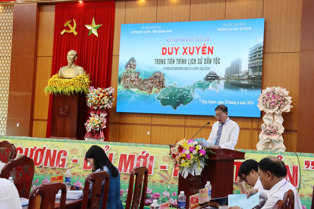 Duy Xuyên tổ chức hội thảo khoa học quốc gia “Duy Xuyên trong tiến trình lịch sử dân tộc” nhân kỷ niệm 420 năm Danh xưng Duy Xuyên(1604-2024)